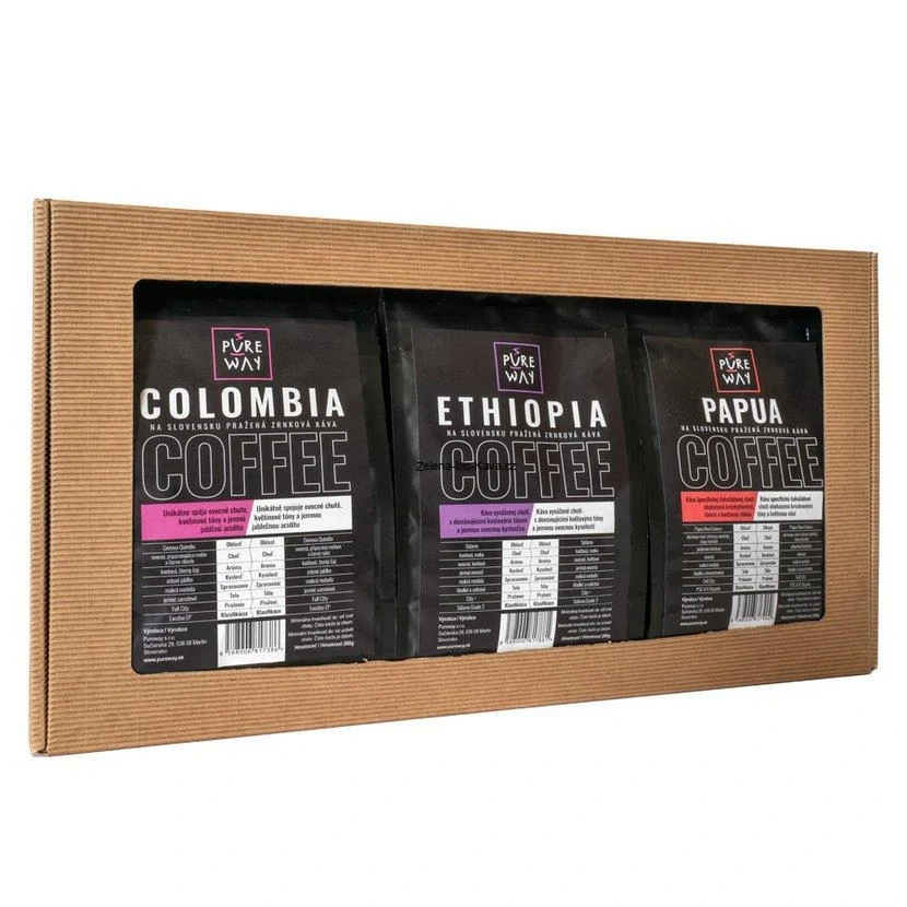 Degustační set 3x200g zrno