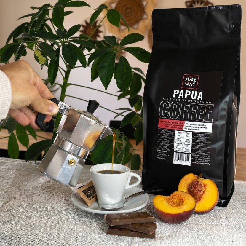 Papua Nová Guinea – odrůdová káva zrnková, 1kg, Arabica
