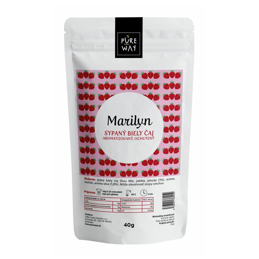 MARILYN Bílý čaj - Blend, pureway, 40 g