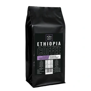 Ethiopia odrůdová zrnková káva 1kg, Arabica
