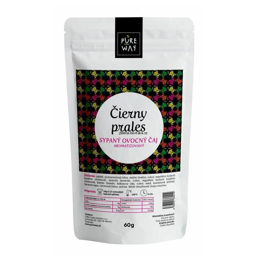 ČERNÝ PRALES, sypaný ovocný čaj aromatizovaný 60 g