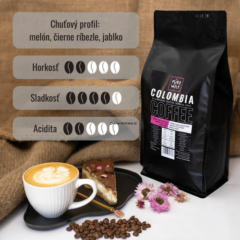 Colombia – odrůdová káva zrnková, 1kg, Arabica