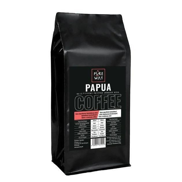 Papua Nová Guinea – odrůdová káva zrnková, 1kg, Arabica